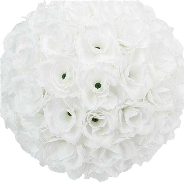 10Pcs 25CM Flower Balls Wedding Decoration White 