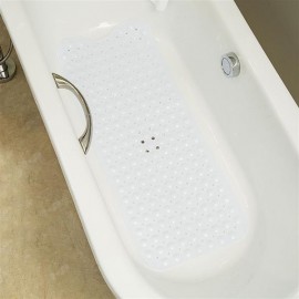 Bathroom Bathtub Non-slip Bath Mat 99*39cm Milky White