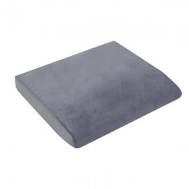 Memory Cotton Square Cushion Grey 19"x 17.5" x 3.5"