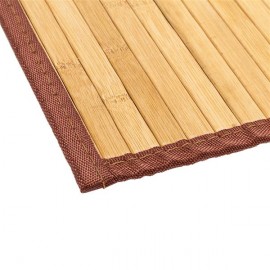 24"*48" Non-sliding Waterproof Bamboo Floor Mat Natural