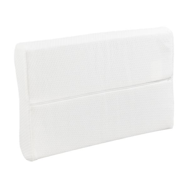 [US-W]19.7x11.8x3/4" Memory Cotton High And Low Profile Pillow 