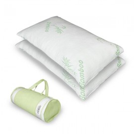 [US-W]Premium Firm Hypoallergenic Bamboo Fiber Memory Foam Pillow King (Single/Nantong)