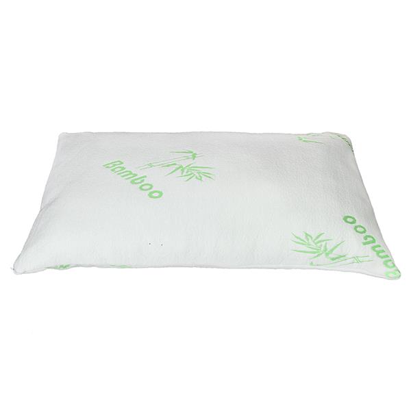 [US-W]Premium Firm Hypoallergenic Bamboo Fiber Memory Foam Pillow King (Single/Nantong) 