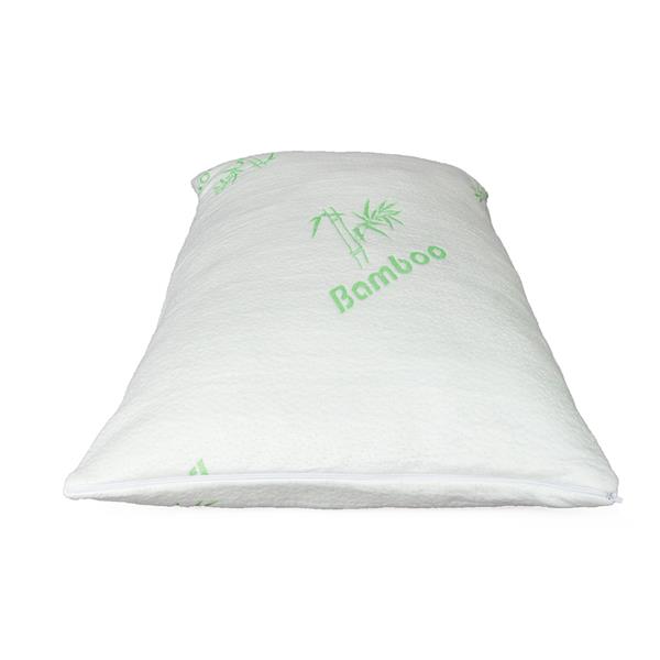 [US-W]Premium Firm Hypoallergenic Bamboo Fiber Memory Foam Pillow Queen (Single/Nantong) 