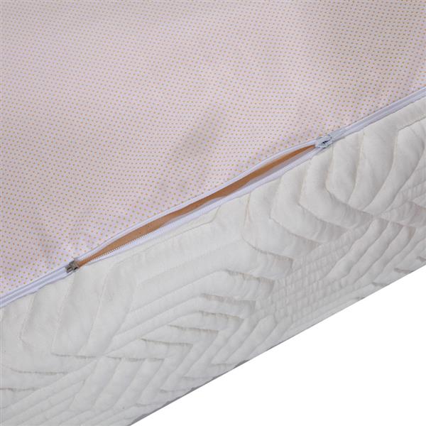 10" Four-Layer COOL Medium Firm Memory Cotton Mattress with Two Pillow Punches 