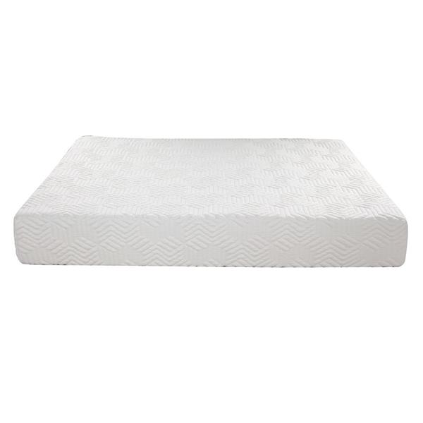 10" Four-Layer COOL Medium Firm Memory Cotton Mattress with Two Pillow Punches 