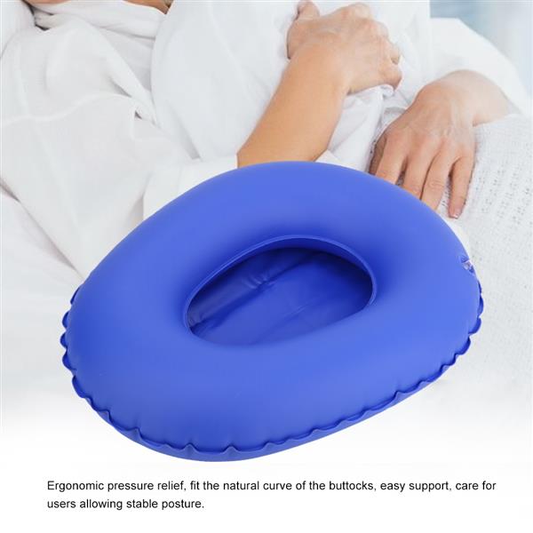Medical Inflatable Bed Pan Anti Bedsore Toilet Urinal for Elderly Bedridden 