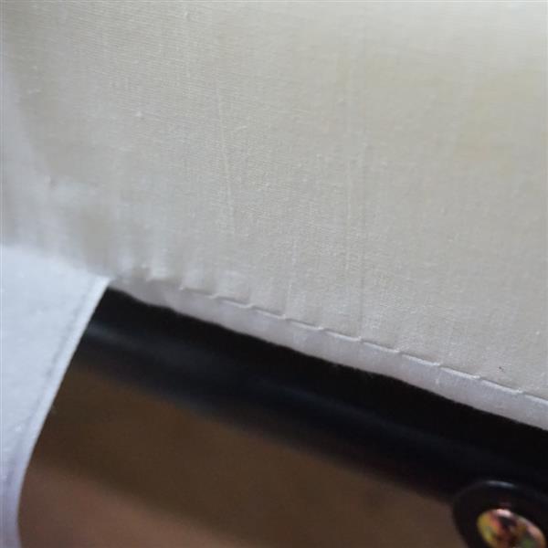 Tri-fold Folding Bed White 