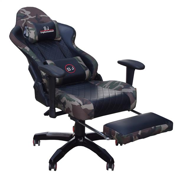 Gaming Racing Chair Computer Chairs with Footrest 